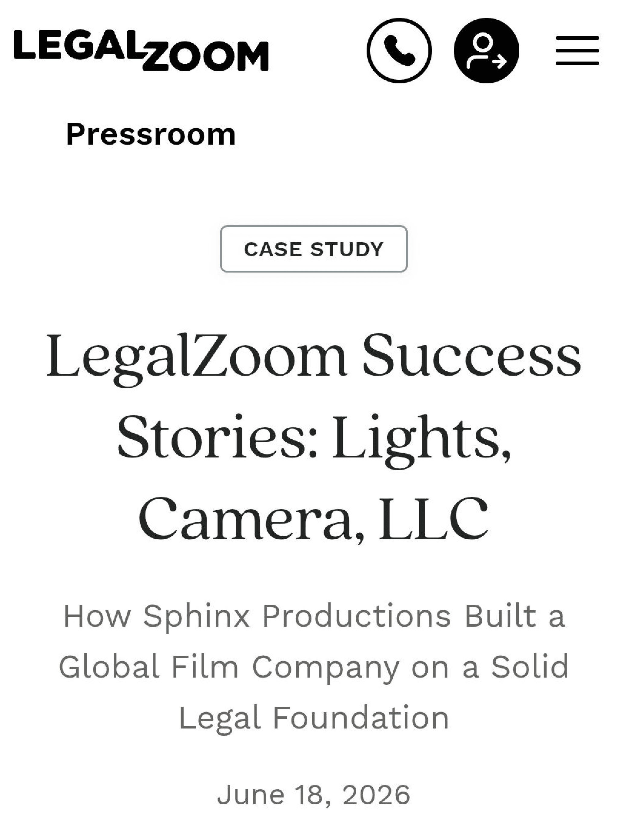 LegalZoom Features Sphinx Productions Founder Ahmed Radwan
