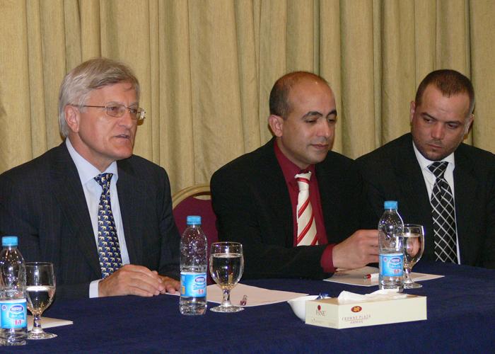 Press Conference at Crowne Plaza Amman